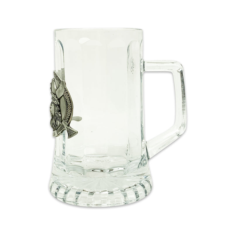 Glass Mug Viking Medallion Glass .5L