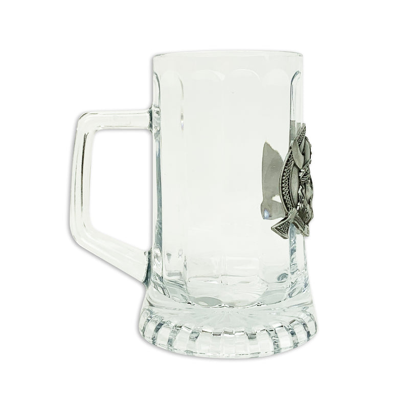Glass Mug Viking Medallion Glass .5L