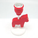 Red German Horse Candle Holders For Weddings - OktoberfestHaus.com
 - 2