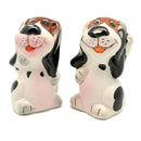 Ceramic Salt and Pepper Sets Dogs Basket