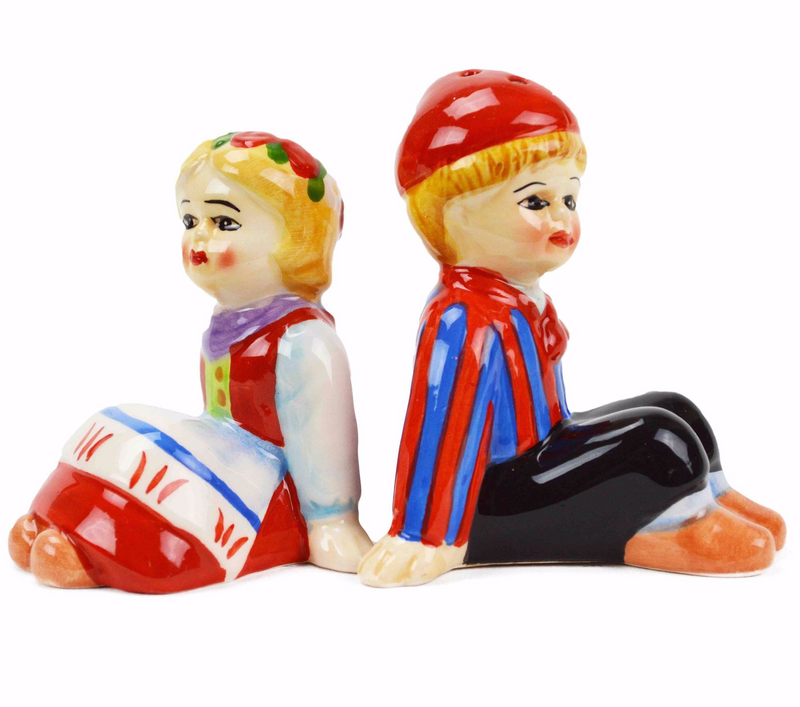 Cute Salt and Pepper Shakers Scandinavian Sitting Couple