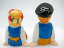 Vintage Salt and Pepper Shakers Swedish Sitting Couple - OktoberfestHaus.com
 - 2
