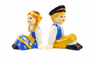 Vintage Salt and Pepper Shakers Swedish Sitting Couple - OktoberfestHaus.com
 - 4