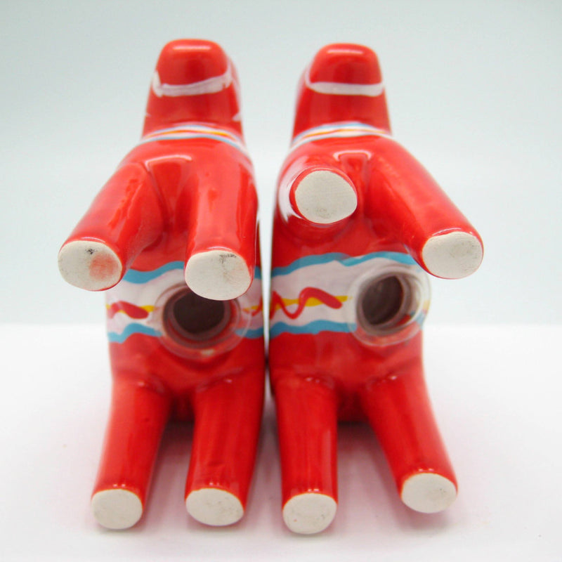 Red Dala Horse Salt and Pepper Shakers - OktoberfestHaus.com
 - 5