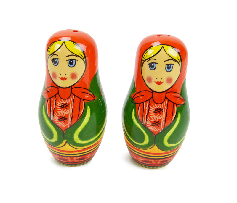 Russian Nesting Doll Collectible Salt and Pepper Set - 1 - OktoberfestHaus.com