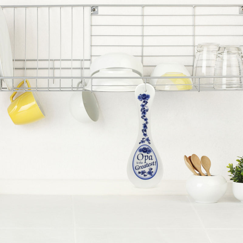 Opa Gift Idea Ceramic Spoon Rest