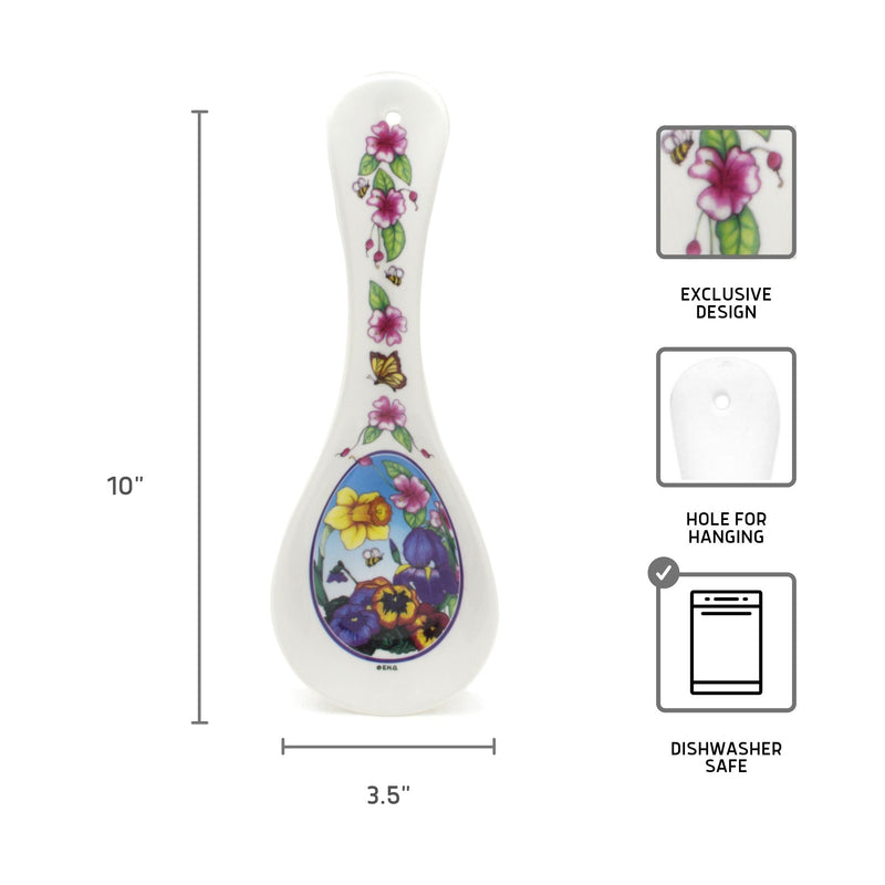 Kitchen Decor Spoon Rest: Edelweiss