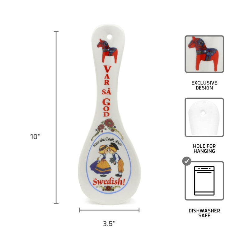 Decorative Spoon Rest Swedish Gift (Var Sa God)