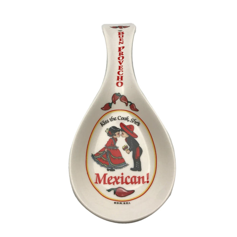 Decorative Spoon Rest Mexican Gift (Buen Provecho)