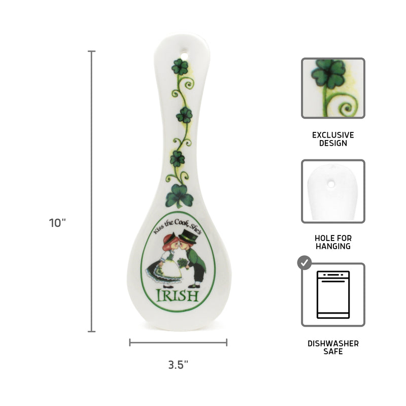 Ceramic Kitchen Spoon Rest Irish Gift Idea