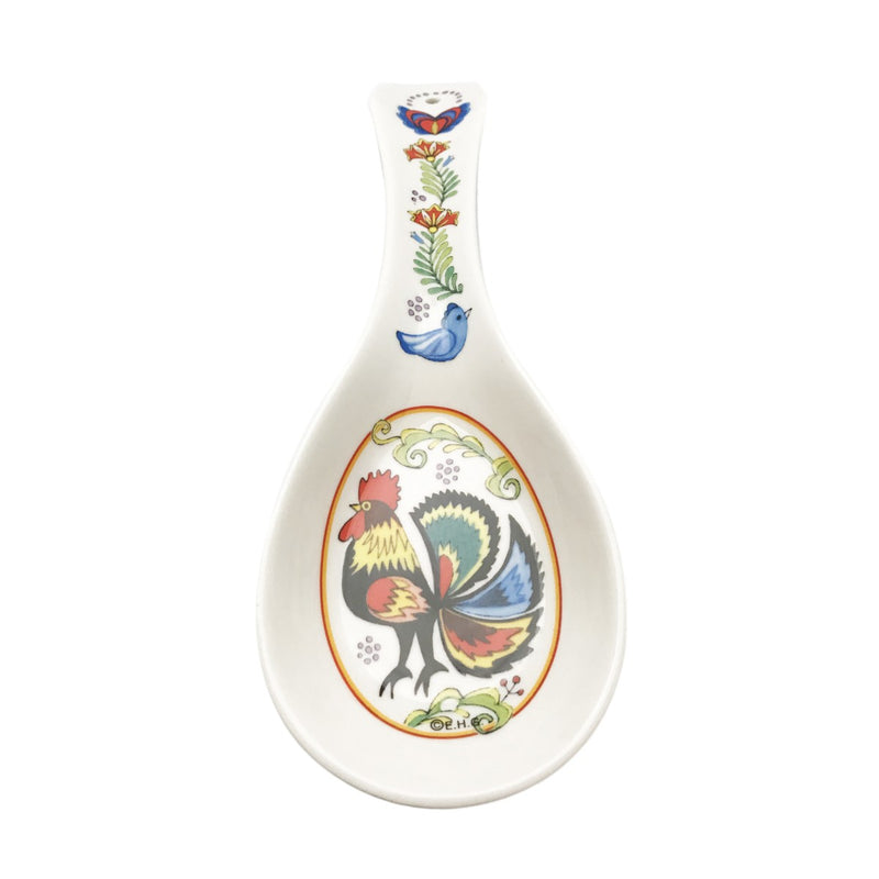 Stoneware Rooster Spoon Rest, Collections, Rooster