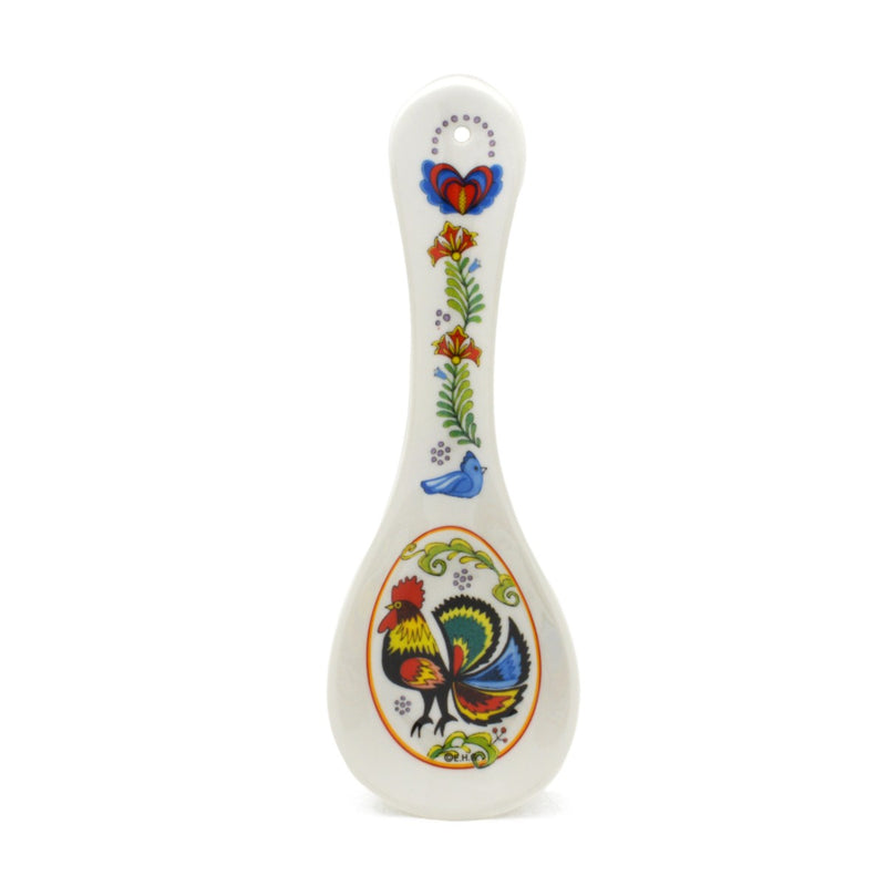 Ceramic Spoon Rest: Rooster