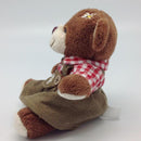 German Girl Teddy Bear w/ Red Shirt - OktoberfestHaus.com