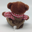 German Girl Teddy Bear w/ Red Shirt - OktoberfestHaus.com