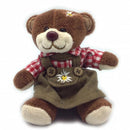 German Girl Teddy Bear w/ Red Shirt - OktoberfestHaus.com