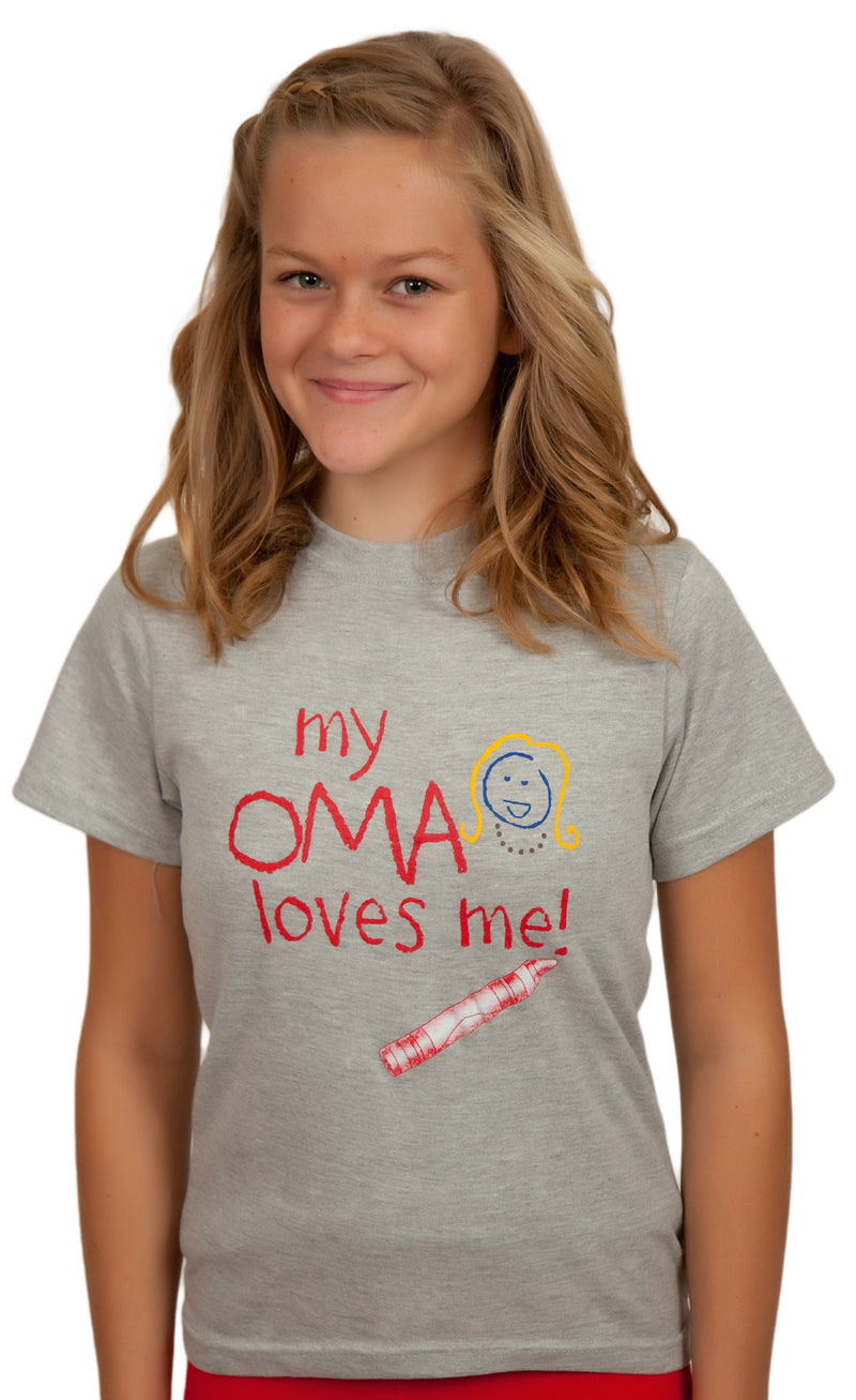 German Children's My Oma Loves Me T-Shirt - OktoberfestHaus.com
 - 3