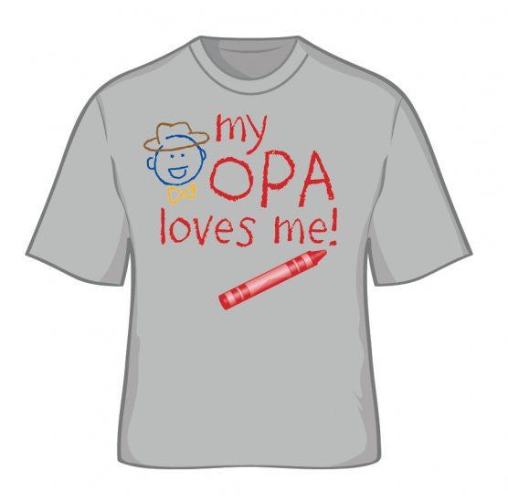 German Children's My Opa Loves Me T Shirt - OktoberfestHaus.com
 - 1