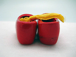 Wooden Shoe Party Favor Clogs with handpainted Flower Design - OktoberfestHaus.com
 - 3