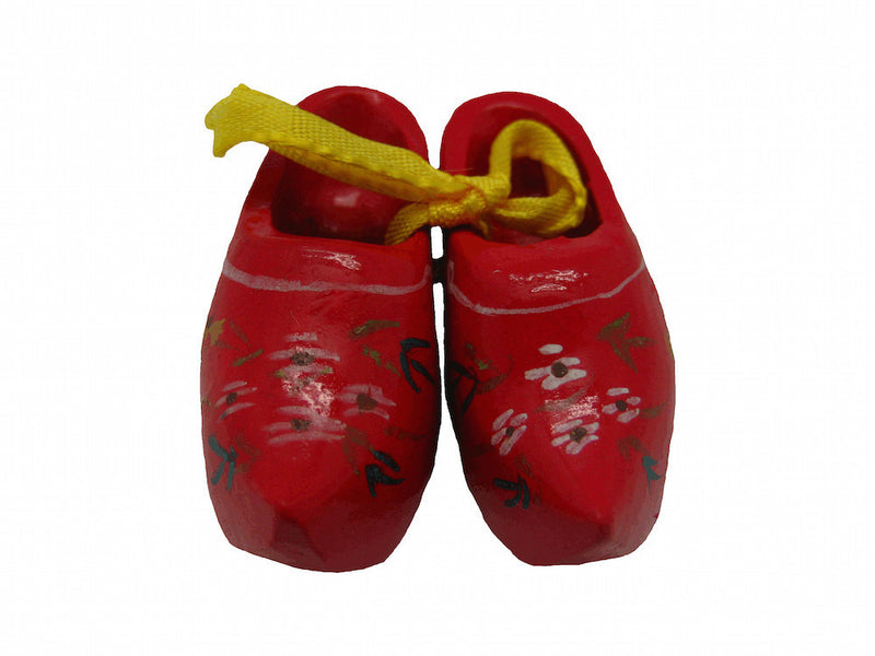 Wooden Shoe Party Favor Clogs with handpainted Flower Design - OktoberfestHaus.com
 - 1