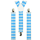 Bavarian Themed Check German Oktoberfest Costume Suspenders - OktoberfestHaus.com
 - 3