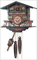 Engstler Black Forest Quartz German Cuckoo Clock with Music - OktoberfestHaus.com
