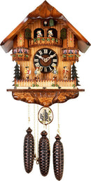 River City Clocks Eight Day Musical German Cuckoo Clock with Dancing Oompha Band - OktoberfestHaus.com
