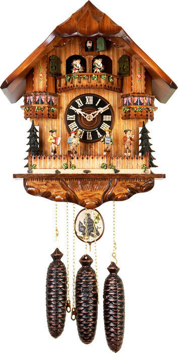 River City Clocks Eight Day Musical German Cuckoo Clock with Dancing Oompha Band - OktoberfestHaus.com
