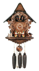 River City Clocks Eight Day Musical German Cuckoo Clock with Beer Drinkers Raising Mugs - OktoberfestHaus.com
