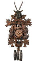 Eight Day Musical 24" Hunter's Cuckoo Clock with Live Animals from River City Clocks - OktoberfestHaus.com

