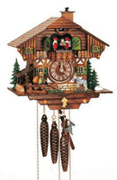 Schneider Black Forest 11" Musical Town Musicians of Bremen German Cuckoo Clock - OktoberfestHaus.com
