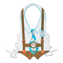 Plastic Oktoberfest Themed Lederhosen with Tie Vest - OktoberfestHaus.com
