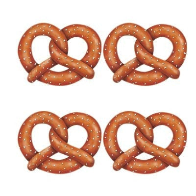 Oktoberfest Party Pretzel Cutout Wall Decorations - OktoberfestHaus.com
 - 1