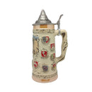German Coat of Arms Stein w/ Lid
