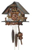 Schneider 8" Black Forest Farmhouse German Cuckoo Clock - OktoberfestHaus.com
