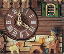 Schneider Black Forest 11" Musical Beer Drinker with Dancing Figurines German Cuckoo Clock - OktoberfestHaus.com
 - 2