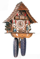 Schneider 12" Black Forest Girl and Clock Peddler Eight Day Movement German Cuckoo Clock - OktoberfestHaus.com

