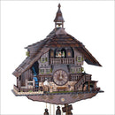 Schneider Black Forest 23" Musical Wood Chopper House Eight Day Movement Natural German Cuckoo Clock - OktoberfestHaus.com
