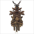 Schneider Black Forest 29" Musical Antique Hunter Theme Eight Day Movement German Cuckoo Clock - OktoberfestHaus.com
 - 1