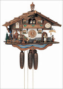 Schneider Black Forest 17" Musical Beer Garden Eight Day Movement German Cuckoo Clock - OktoberfestHaus.com
 - 1
