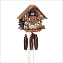 Schneider Black Forest 13" Musical Wood Chopper and Beer Drinker Eight Day German Cuckoo Clock - OktoberfestHaus.com
