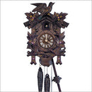 Schneider Black Forest 12" Musical Painted Flowers German Cuckoo Clock - OktoberfestHaus.com
