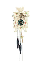 Schneidaer Natural Black Forest Wood 12" German Cuckoo Clock - OktoberfestHaus.com
