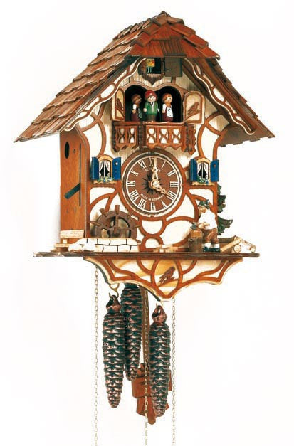 Schneider Black Forest 13" Musical Wood Chopper German Cuckoo Clock - OktoberfestHaus.com
