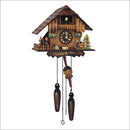 Schneider 9" Quartz Musical Deer and Dancing Figurines German Cuckoo Clock - OktoberfestHaus.com
 - 1